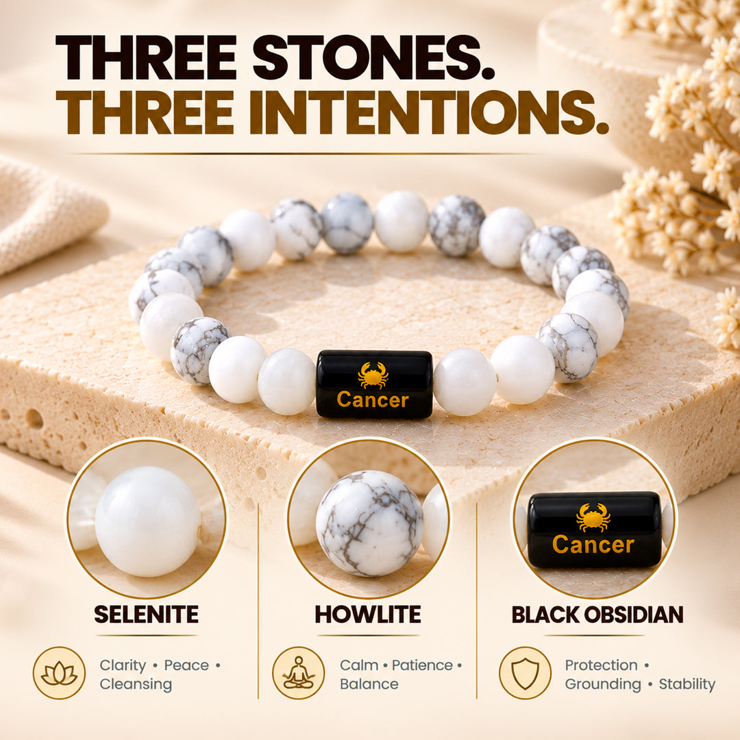 Cancer Crystal Bracelet | Karka Rashi Bracelet – Mioura