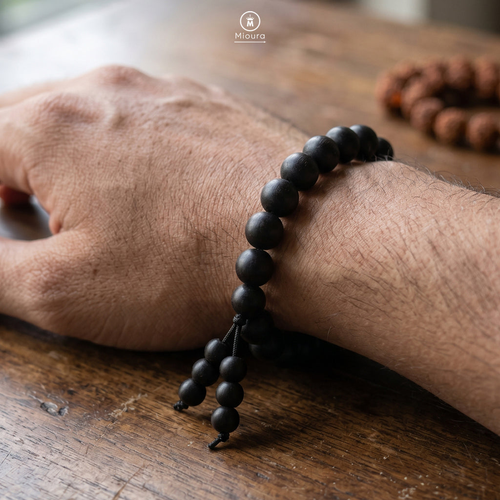 Original Karungali Bracelet – Govt Certified | Protection, Grounding & Energy Shield | Mioura