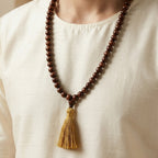 Mioura Red Sandalwood Mala (Rakta Chandan) – Govt Lab Certified | 108 Beads for Meditation, Protection & Spiritual Growth