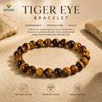 Tiger Eye Bracelet – Confidence, Protection & Focus | Mioura