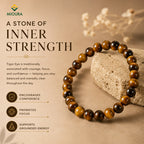Tiger Eye Bracelet – Confidence, Protection & Focus | Mioura