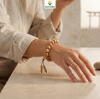 White Sandalwood Bracelet (Chandan) – Govt Certified | Mioura