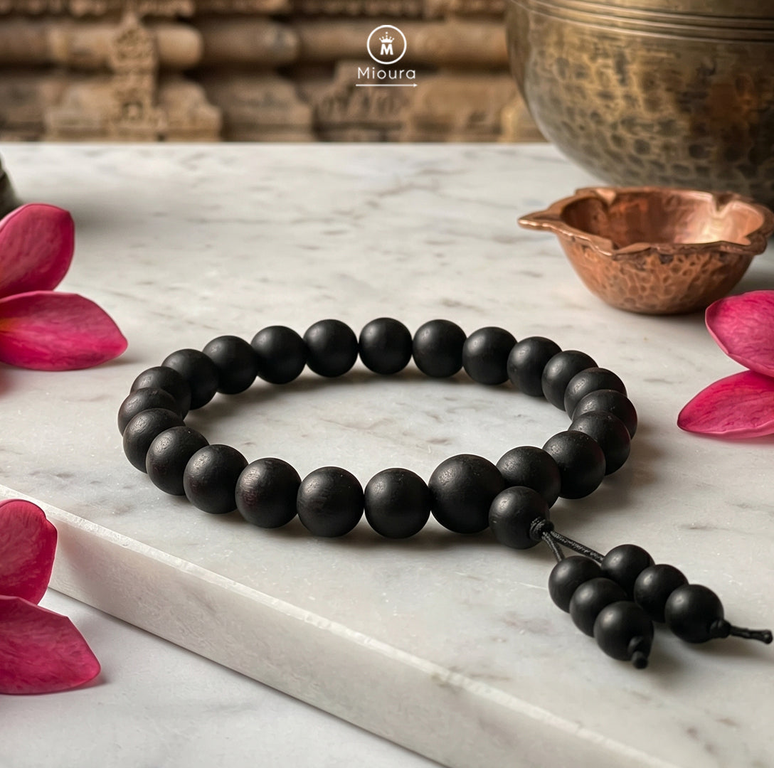 Original Karungali Bracelet – Govt Certified | Protection, Grounding & Energy Shield | Mioura