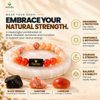 Taurus Crystal Bracelet | Vrishabh Rashi Bracelet – Mioura