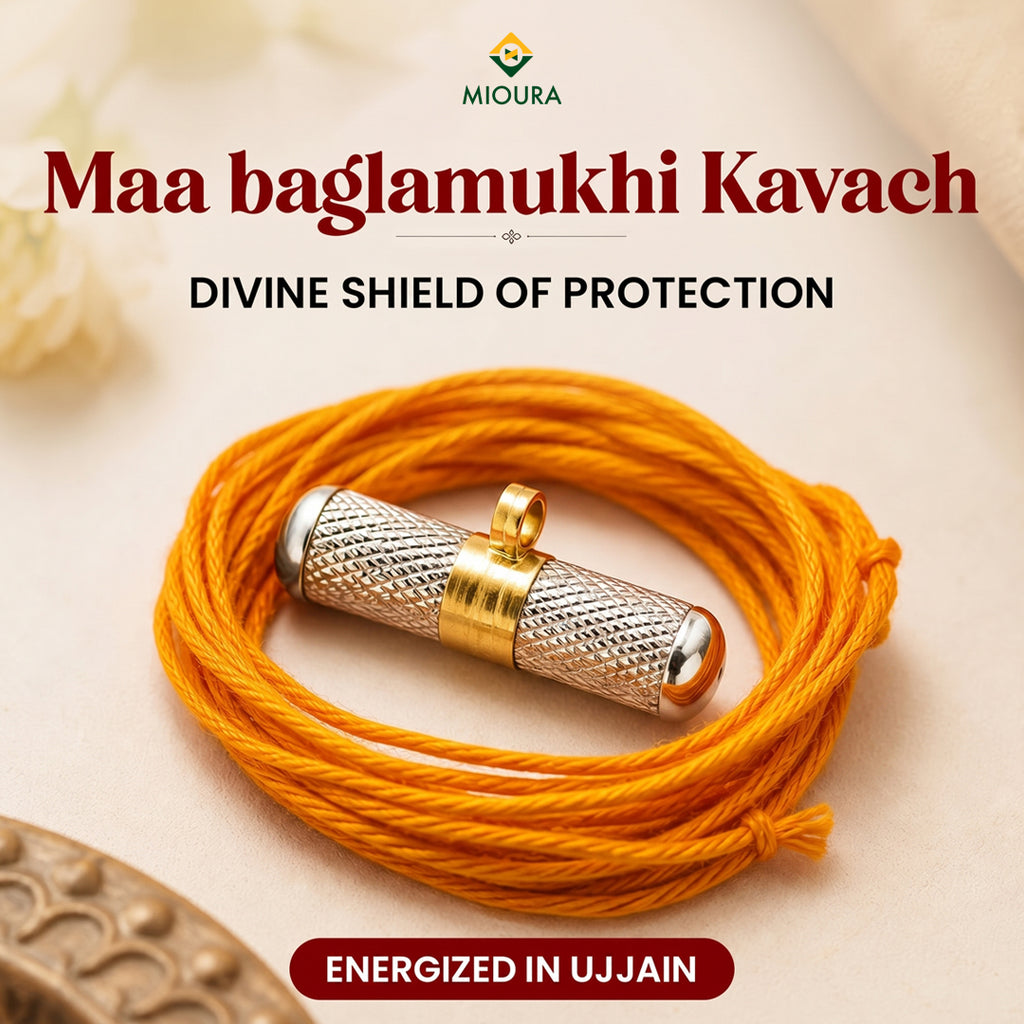 Maa Baglamukhi Kavach – Divine Protection Shield | Energized in Ujjain | Mioura