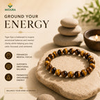 Tiger Eye Bracelet – Confidence, Protection & Focus | Mioura
