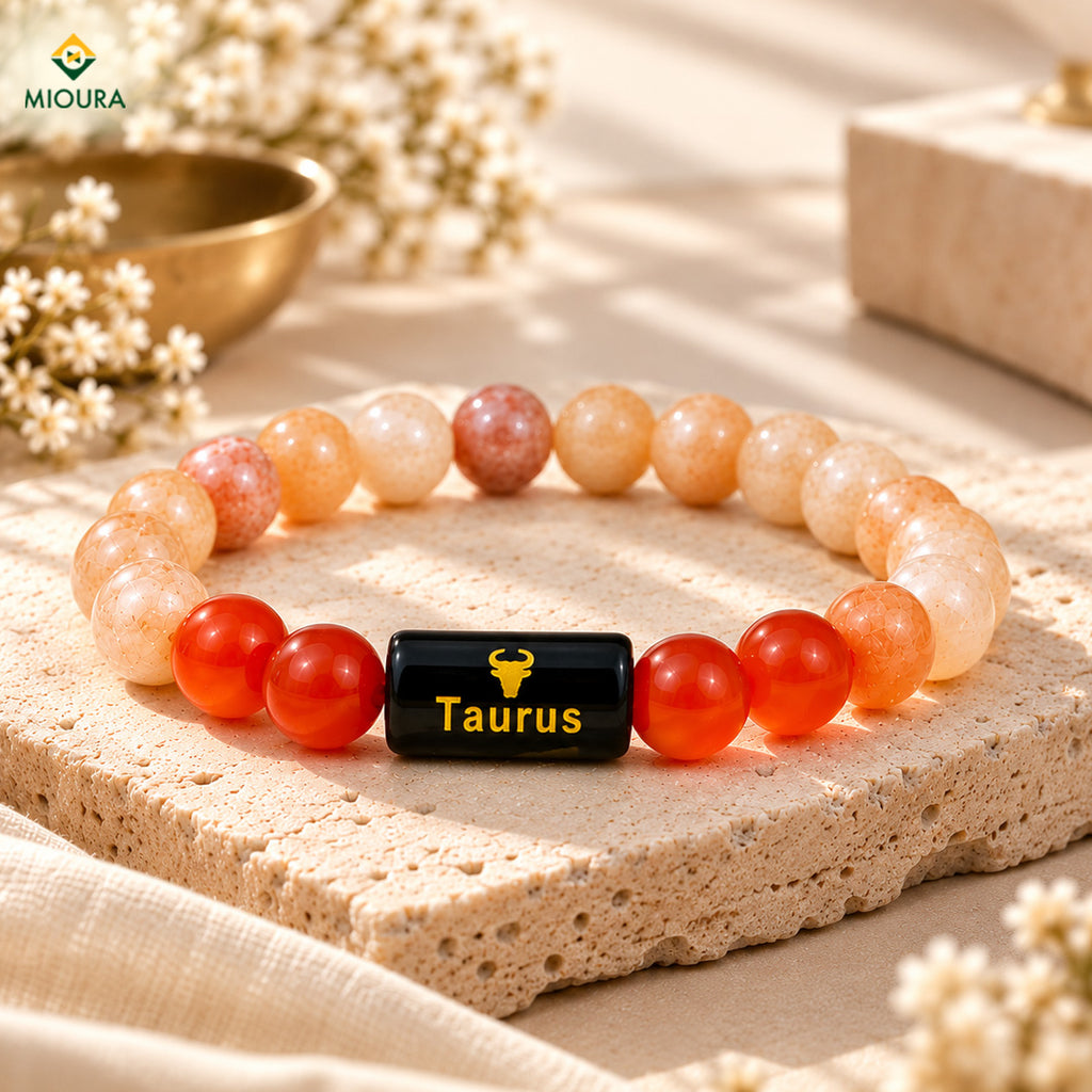 Taurus Crystal Bracelet | Vrishabh Rashi Bracelet – Mioura