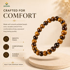 Tiger Eye Bracelet – Confidence, Protection & Focus | Mioura