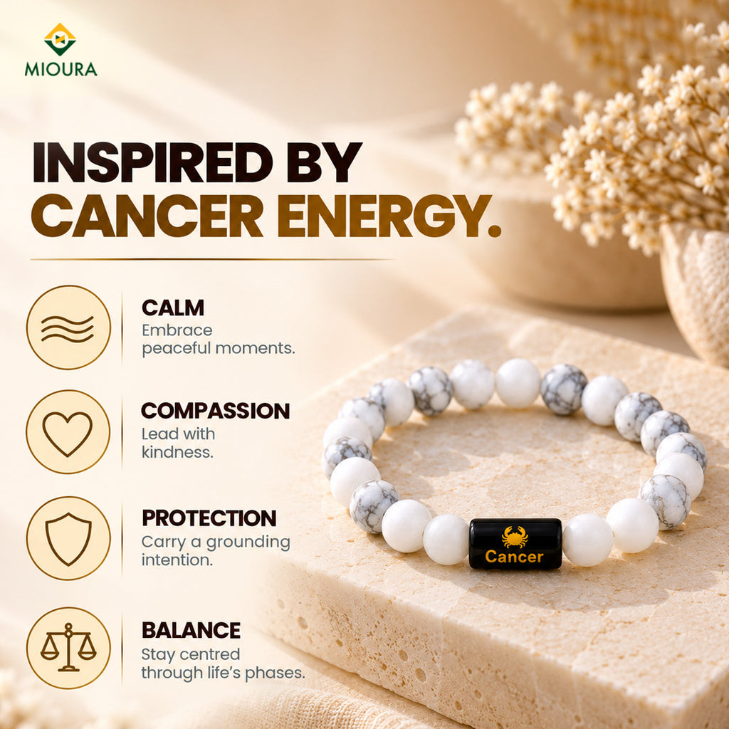 Cancer Crystal Bracelet | Karka Rashi Bracelet – Mioura