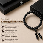 Original Karungali Bracelet – Govt Certified | Protection, Grounding & Energy Shield | Mioura