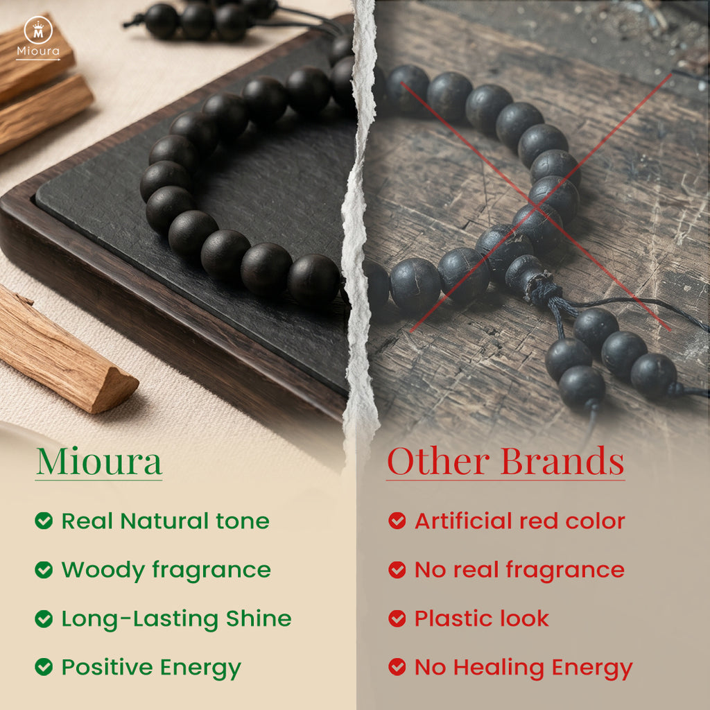 Original Karungali Bracelet – Govt Certified | Protection, Grounding & Energy Shield | Mioura
