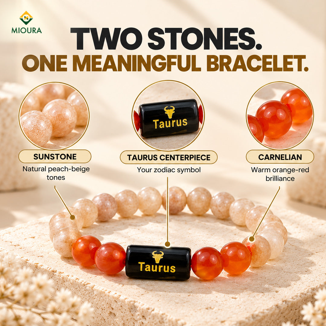 Taurus Crystal Bracelet | Vrishabh Rashi Bracelet – Mioura