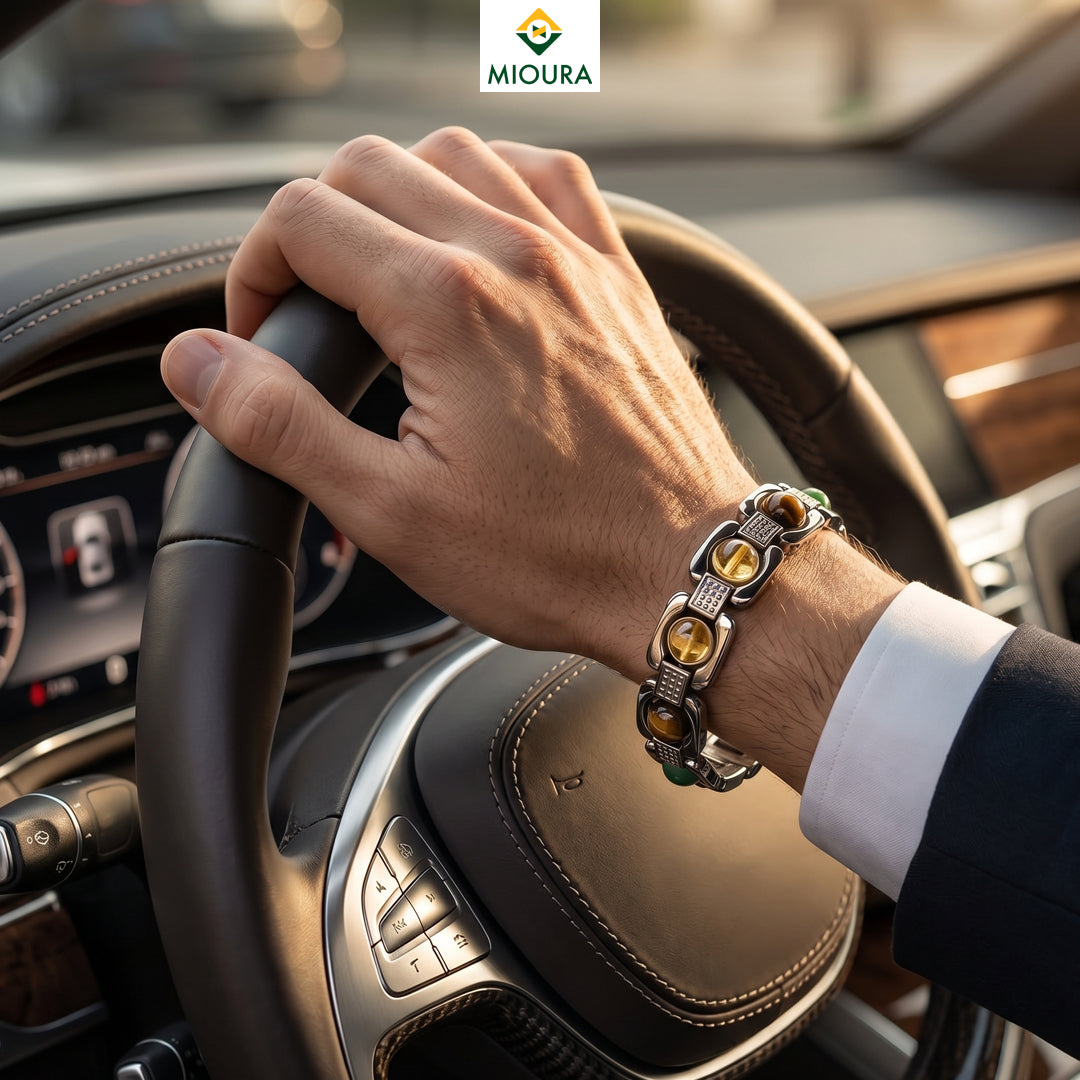 Dhanyog Link Chain Bracelet – Wealth, Prosperity & Energy | Mioura