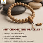 White Sandalwood Bracelet (Chandan) – Govt Certified | Mioura