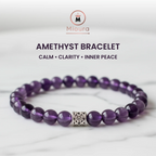 Amethyst Bracelet For Calm And Sleep