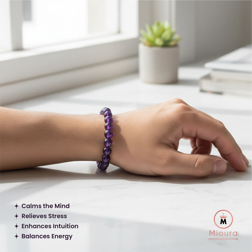 Amethyst Bracelet For Calm And Sleep