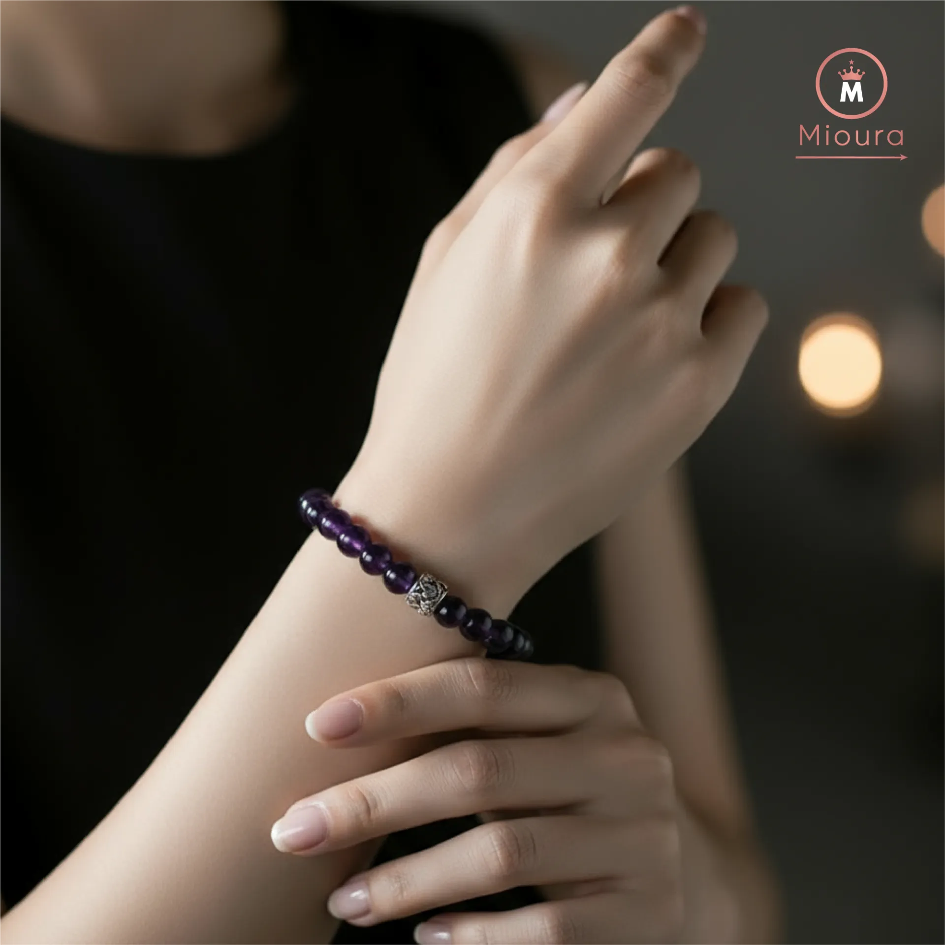 Amethyst Bracelet For Calm And Sleep