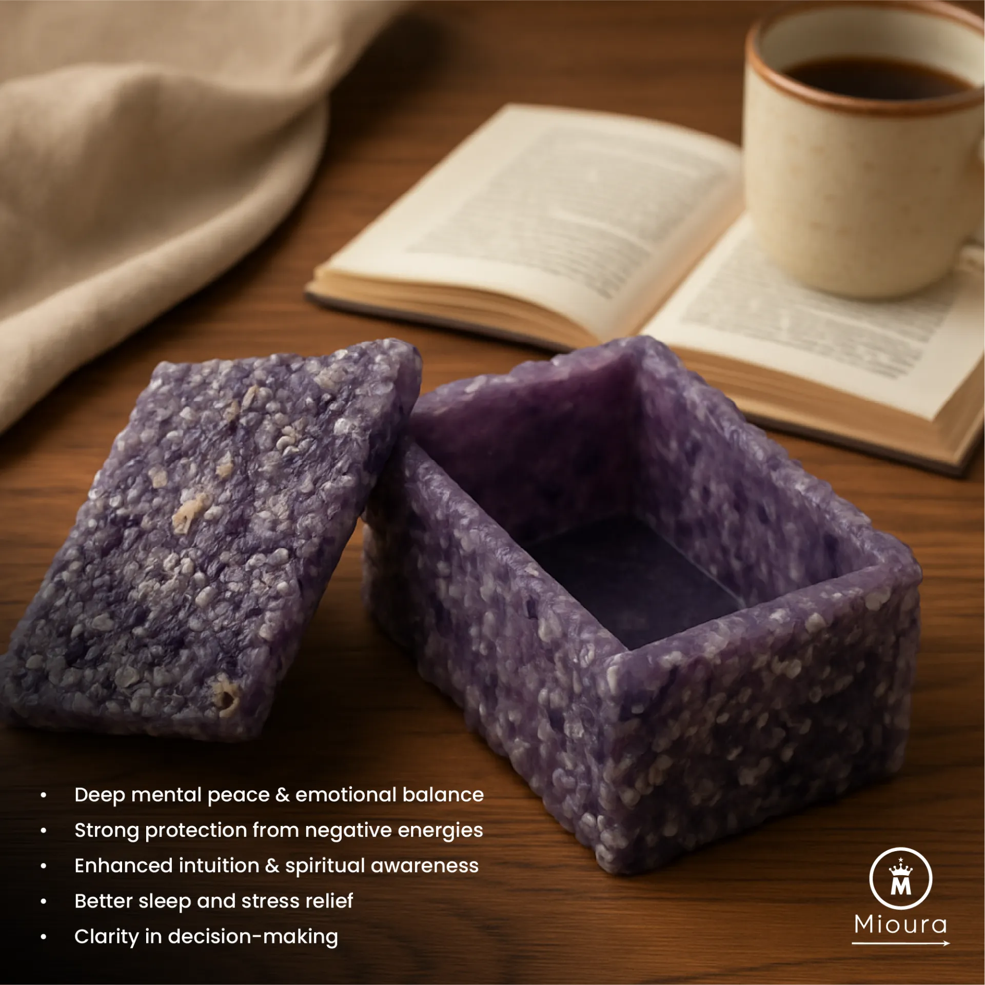 Amethyst Box For Crystal Storage