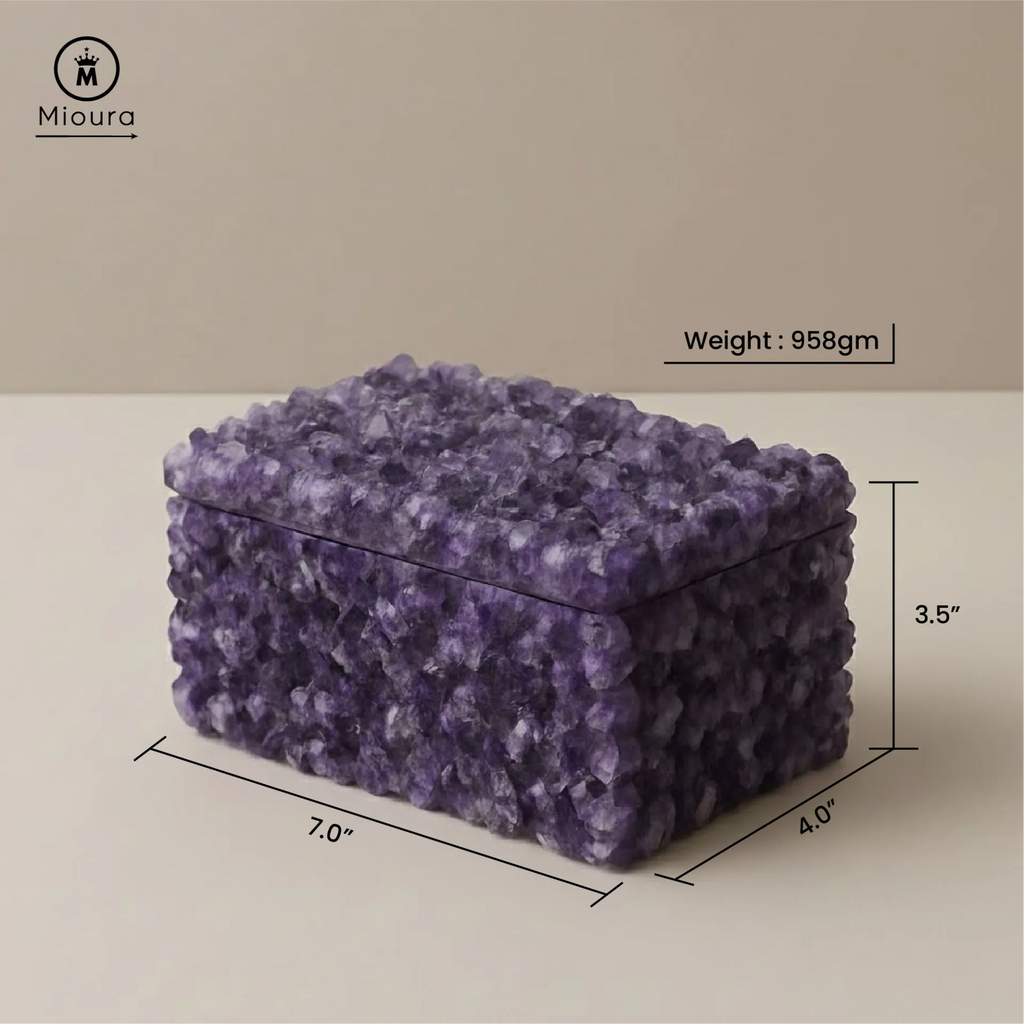 Amethyst Box For Crystal Storage