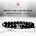Black Tourmaline Bracelet For Protection