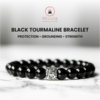 Black Tourmaline Bracelet For Protection