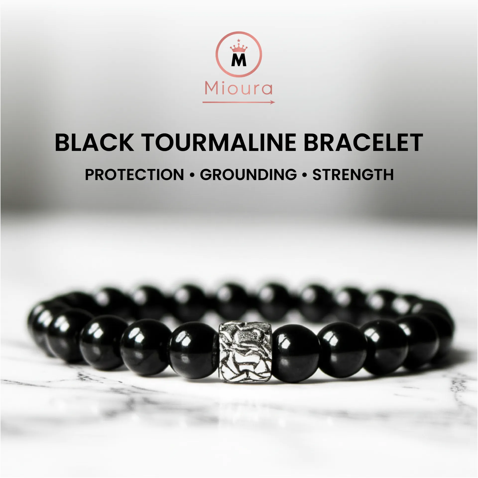 Black Tourmaline Bracelet For Protection