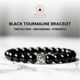 Black Tourmaline Bracelet For Protection