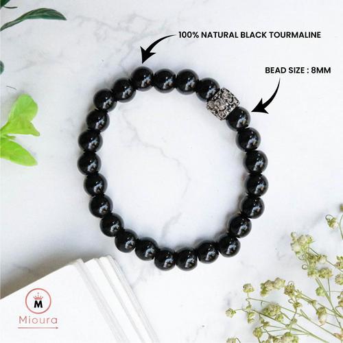 Black Tourmaline Bracelet For Protection