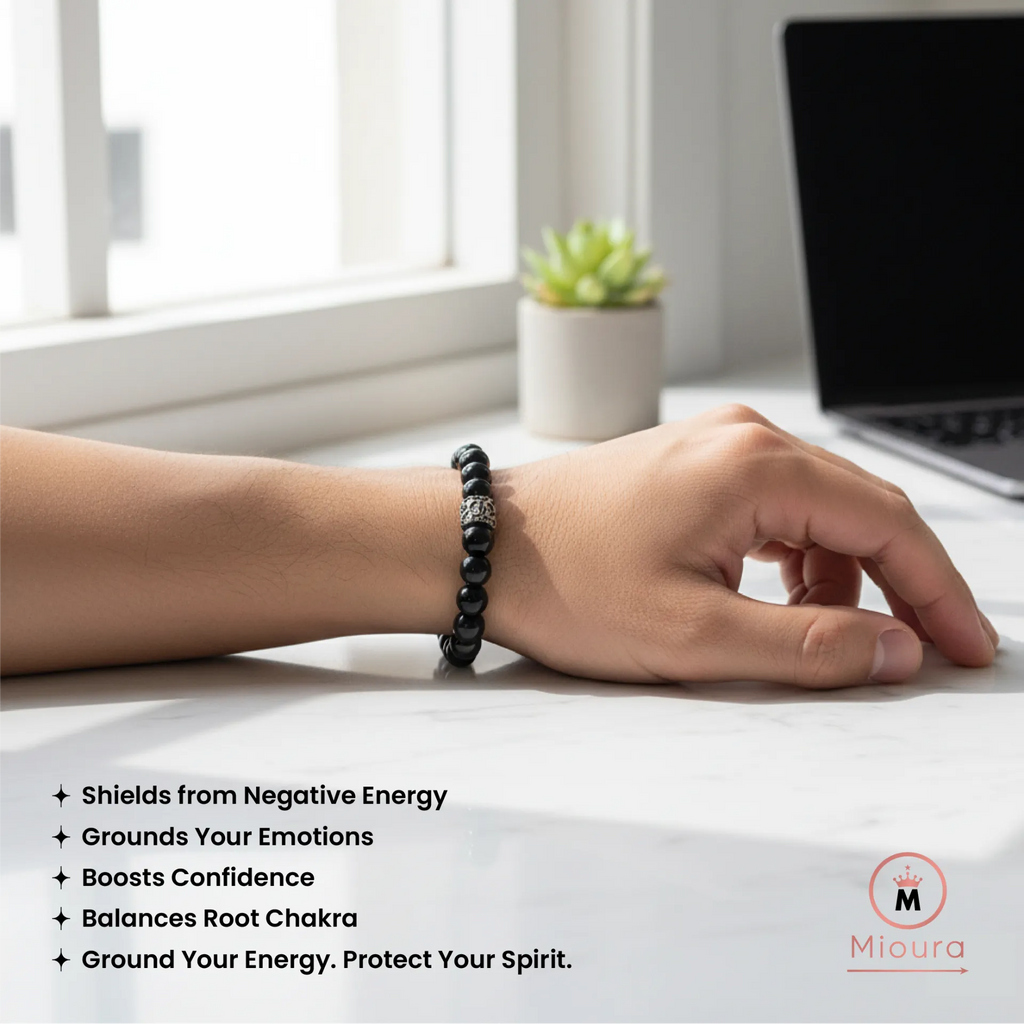 Black Tourmaline Bracelet For Protection