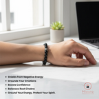 Black Tourmaline Bracelet For Protection