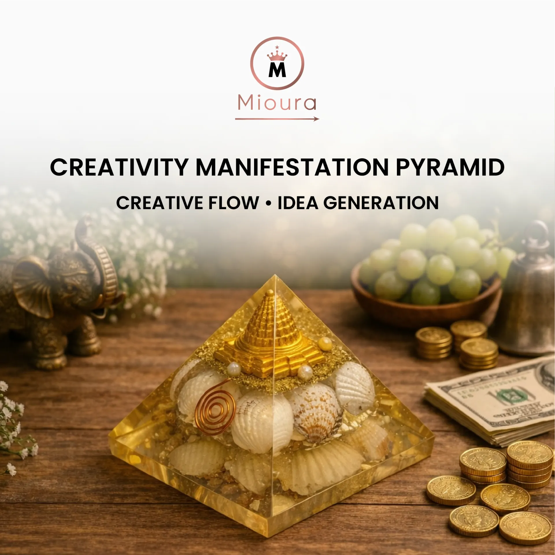 Creativity Pyramid For Artistic Manifestation