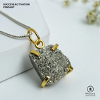 Golden Pyrite Pendant For Prosperity