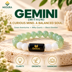 Gemini Crystal Bracelet | Mithun Rashi Bracelet – Mioura