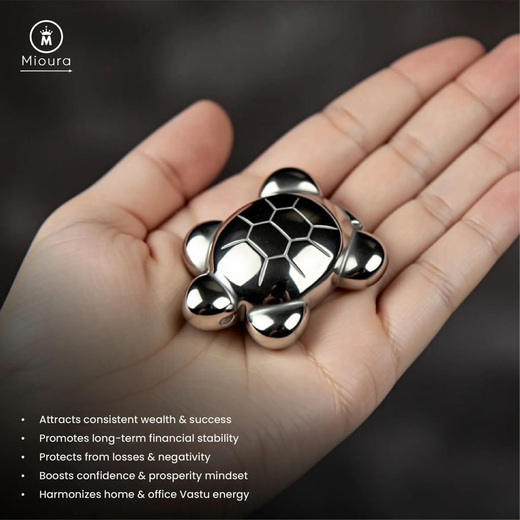 Golden Pyrite Tortoise For Wealth