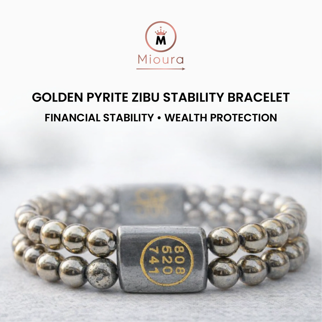 Golden Pyrite Zibu Bracelet For Stability