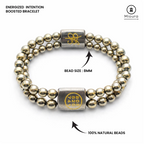 Golden Pyrite Zibu Bracelet For Stability