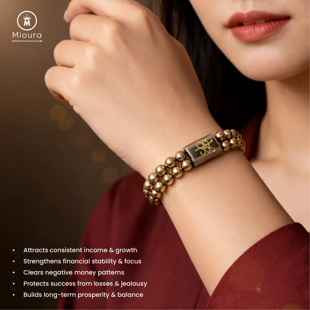 Golden Pyrite Zibu Bracelet For Stability