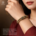 Golden Pyrite Zibu Bracelet For Stability