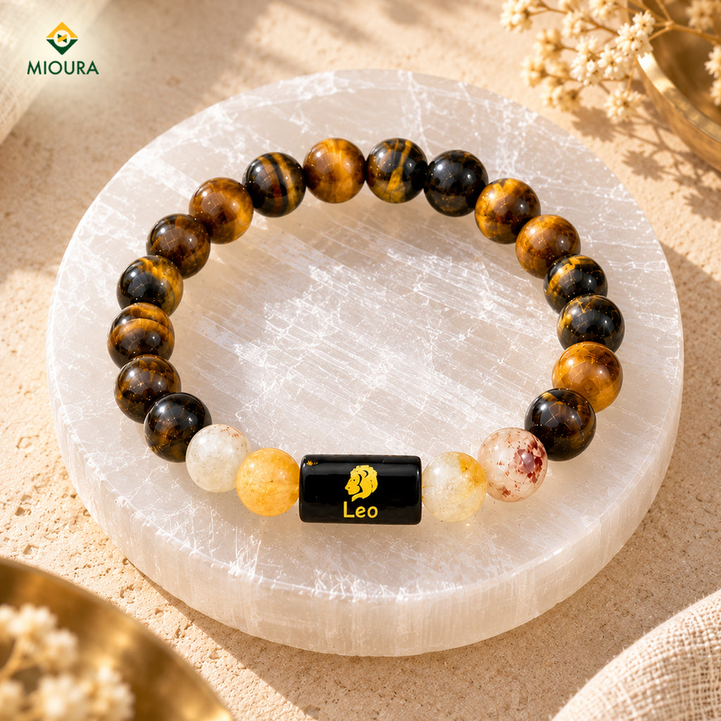 Leo Crystal Bracelet | Simha Rashi Bracelet – Mioura