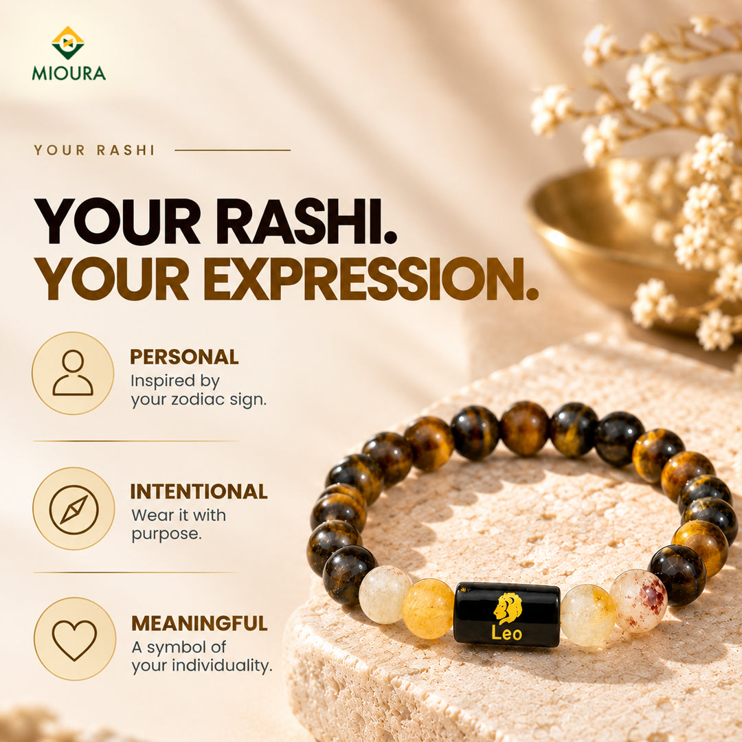 Leo Crystal Bracelet | Simha Rashi Bracelet – Mioura