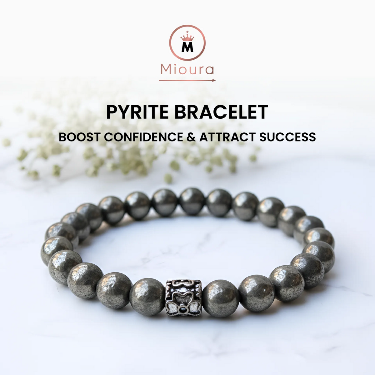 Pyrite Bracelet – Confidence • Success • Prosperity