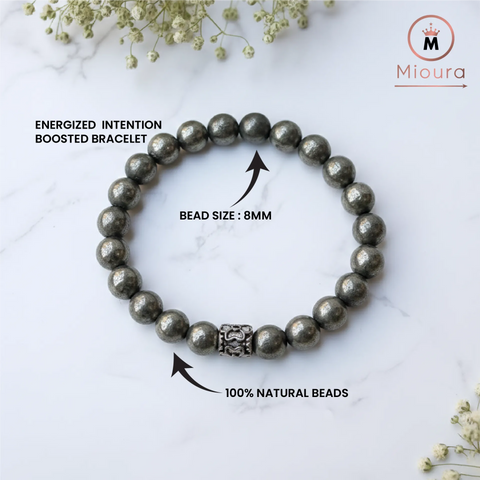 Pyrite Bracelet – Confidence • Success • Prosperity