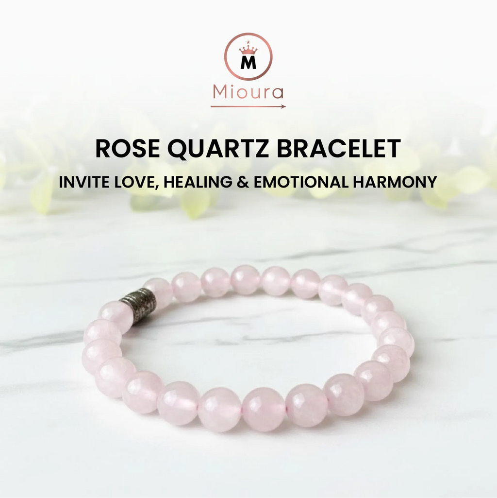 Rose Quartz Bracelet For Love Healing