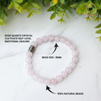 Rose Quartz Bracelet For Love Healing