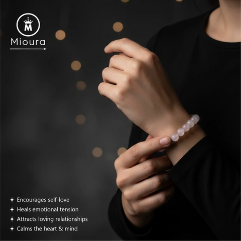 Rose Quartz Bracelet – Love • Healing • Emotional Harmony