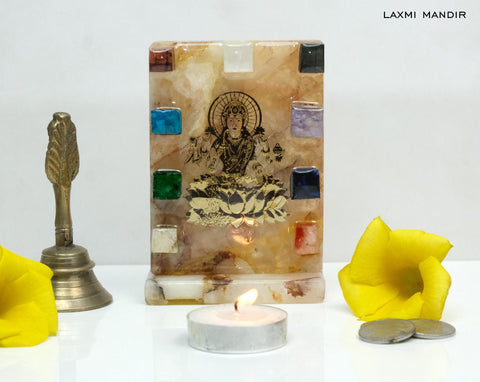 CITRINE LAXMI POOJA STAND/MANDIR