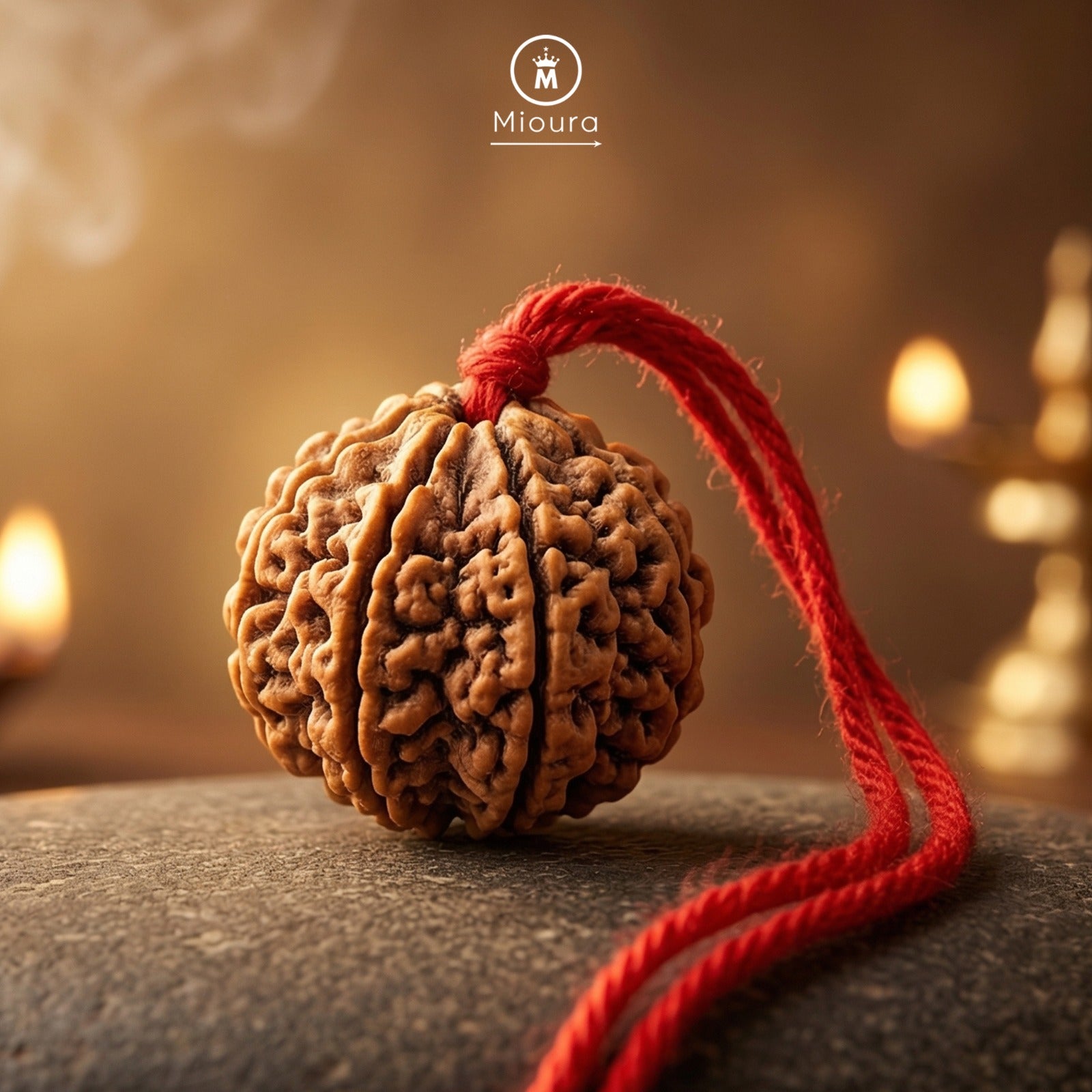 5 Mukhi Rudraksha From Omkareshwar Temple