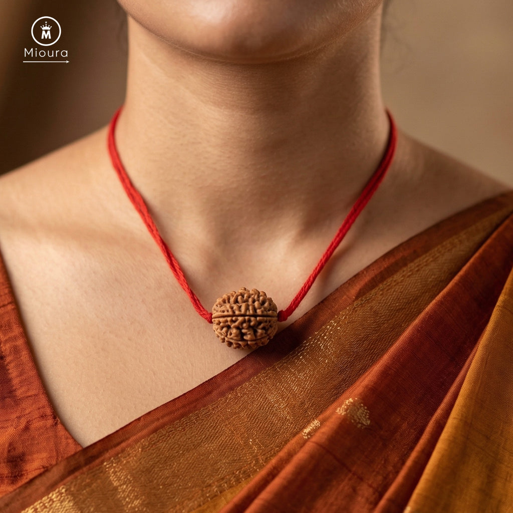 5 Mukhi Rudraksha From Omkareshwar Temple