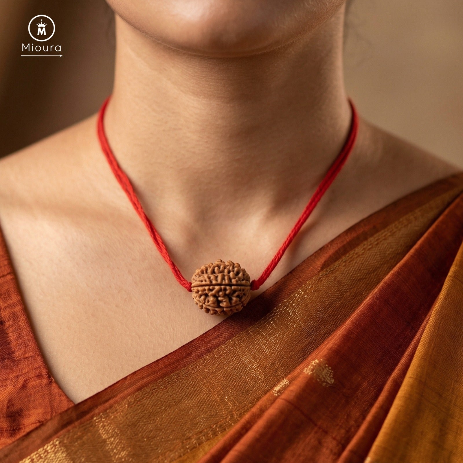 5 Mukhi Rudraksha From Omkareshwar Temple