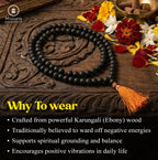 Karungali Mala For Spiritual Protection